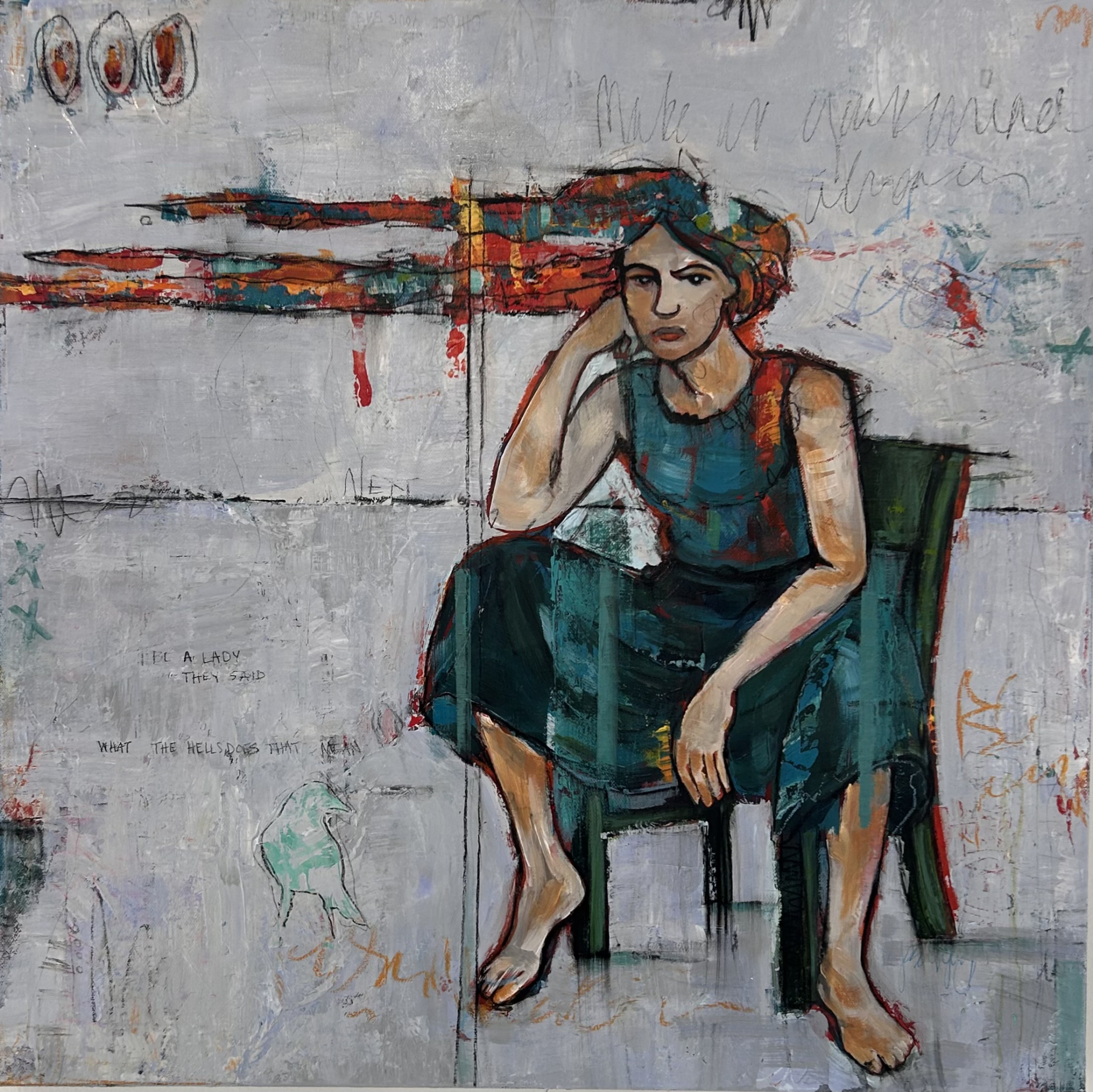 Click here to view Resting Lady Face by Lyssa Lovejoy