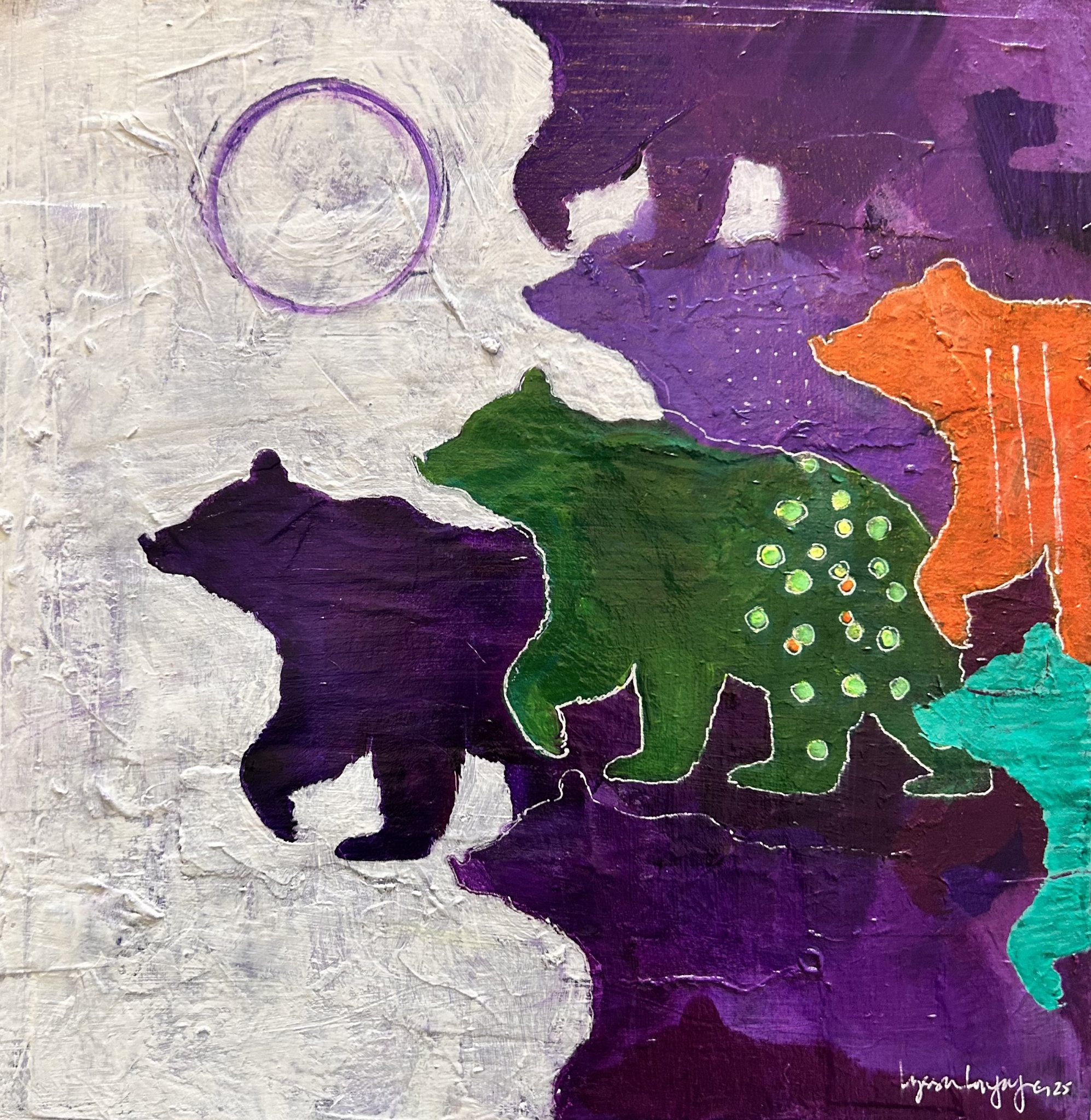 Click here to view Beary Purple by Lyssa Lovejoy